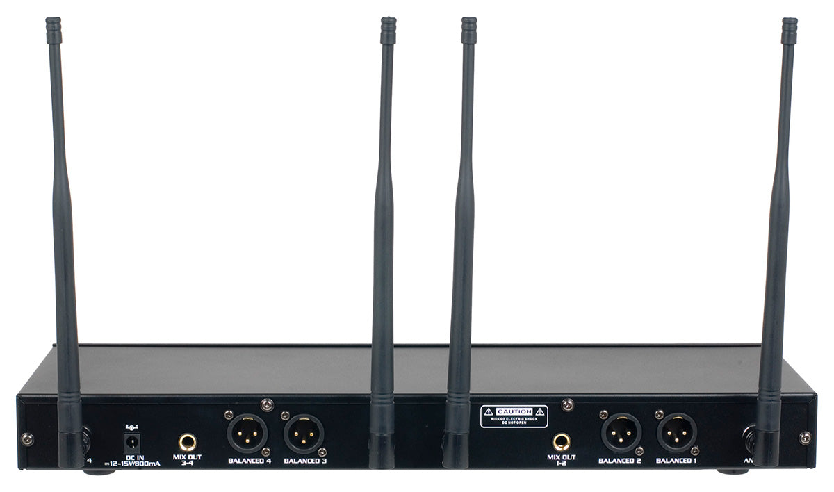 VocoPro DIGITAL-34-ULTRA - Four Channel Digital Wireless Handheld/Headset/Instrument System - View 2