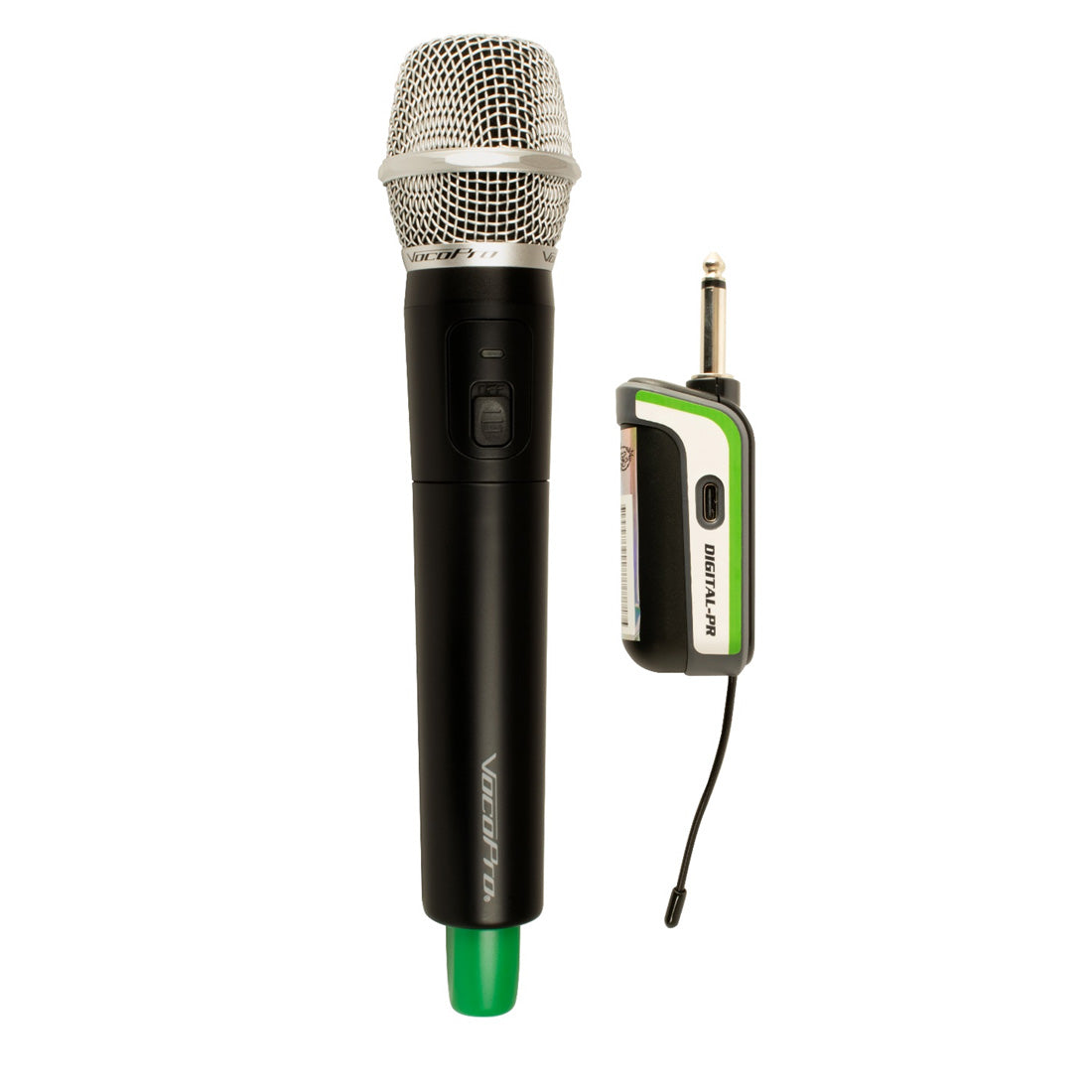 VocoPro Digital-PR-O - Pro-Grade Digital Wireless Microphone System with Compact USB-Powered Rechargeable Plug-In Receiver.