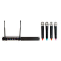VocoPro DIGITAL-QUAD-H-500 - Four Channel UHF Wireless Mic System with Handheld Mics