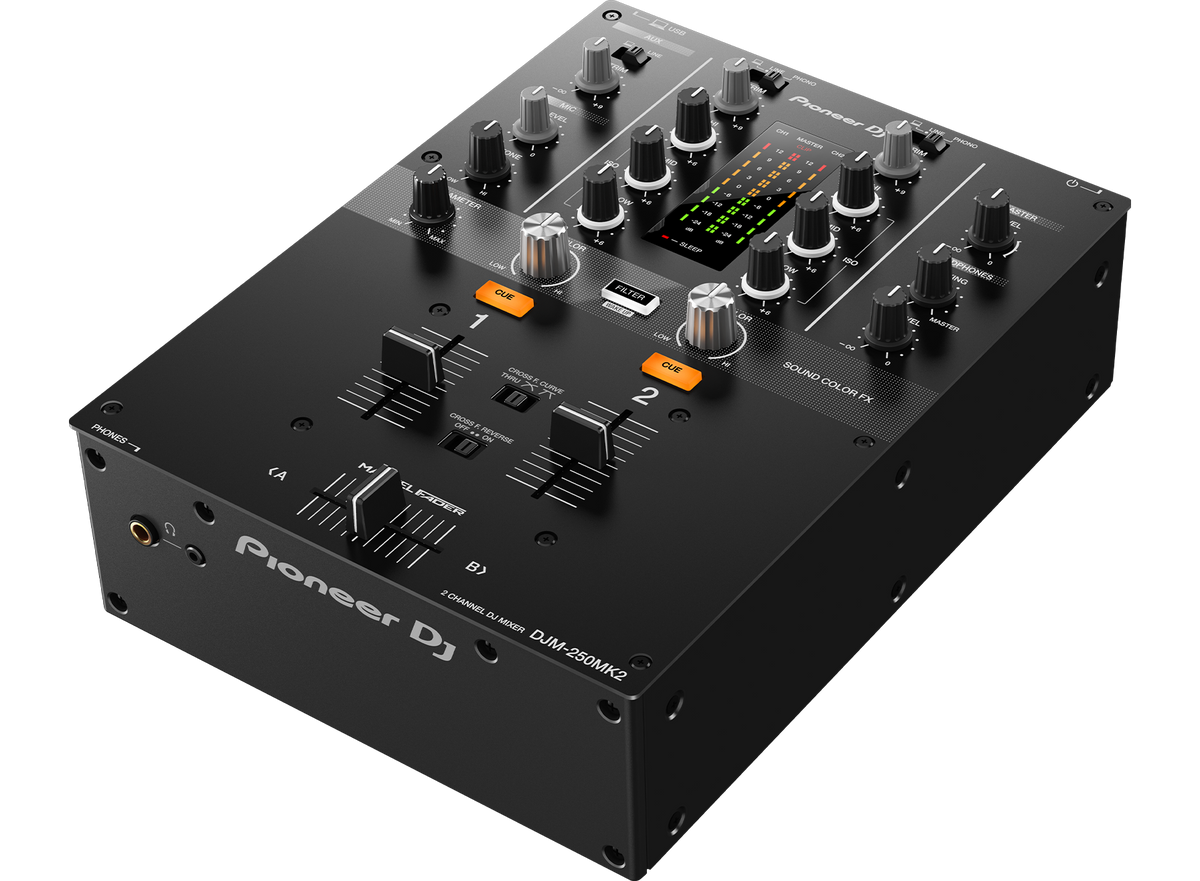 Pioneer DJ - AlphaTheta DJM-250MK2, 2-channel DJ mixer with independent channel filter