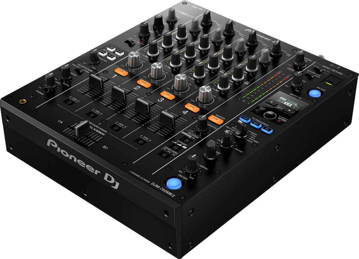 Pioneer DJ - AlphaTheta DJM-750MK2, 4-channel performance DJ mixer