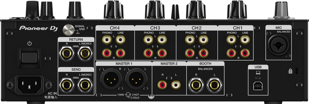 Pioneer DJ - AlphaTheta DJM-750MK2, 4-channel performance DJ mixer