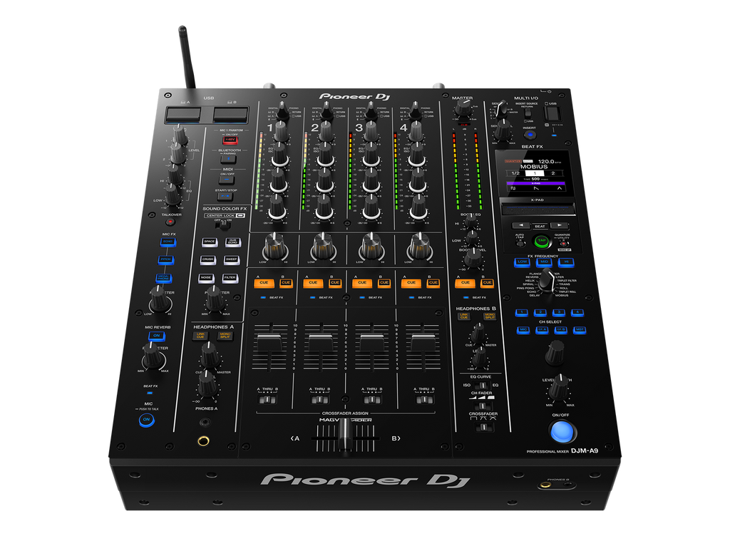 Pioneer DJ - AlphaTheta DJM-A9, 4-channel professional DJ mixer