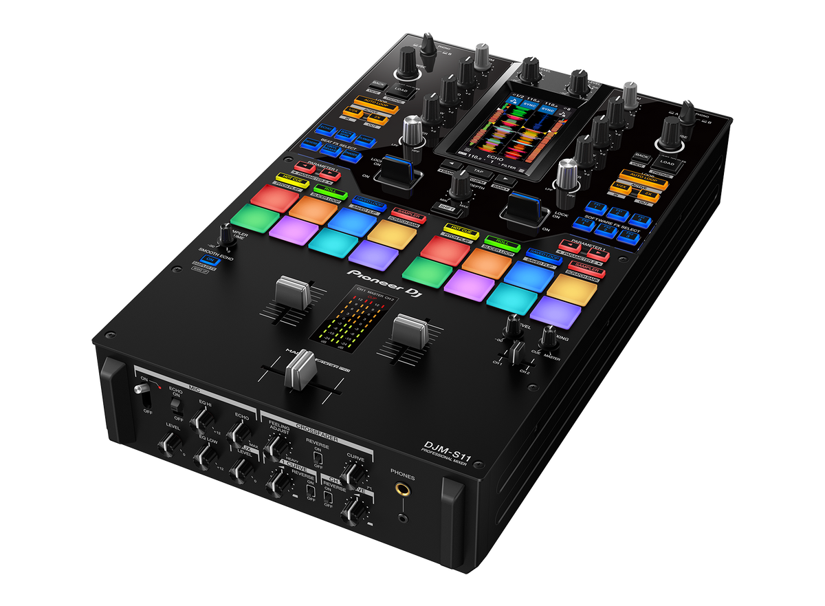 Pioneer DJ - AlphaTheta DJM-S11, Professional scratch style 2-channel DJ mixer