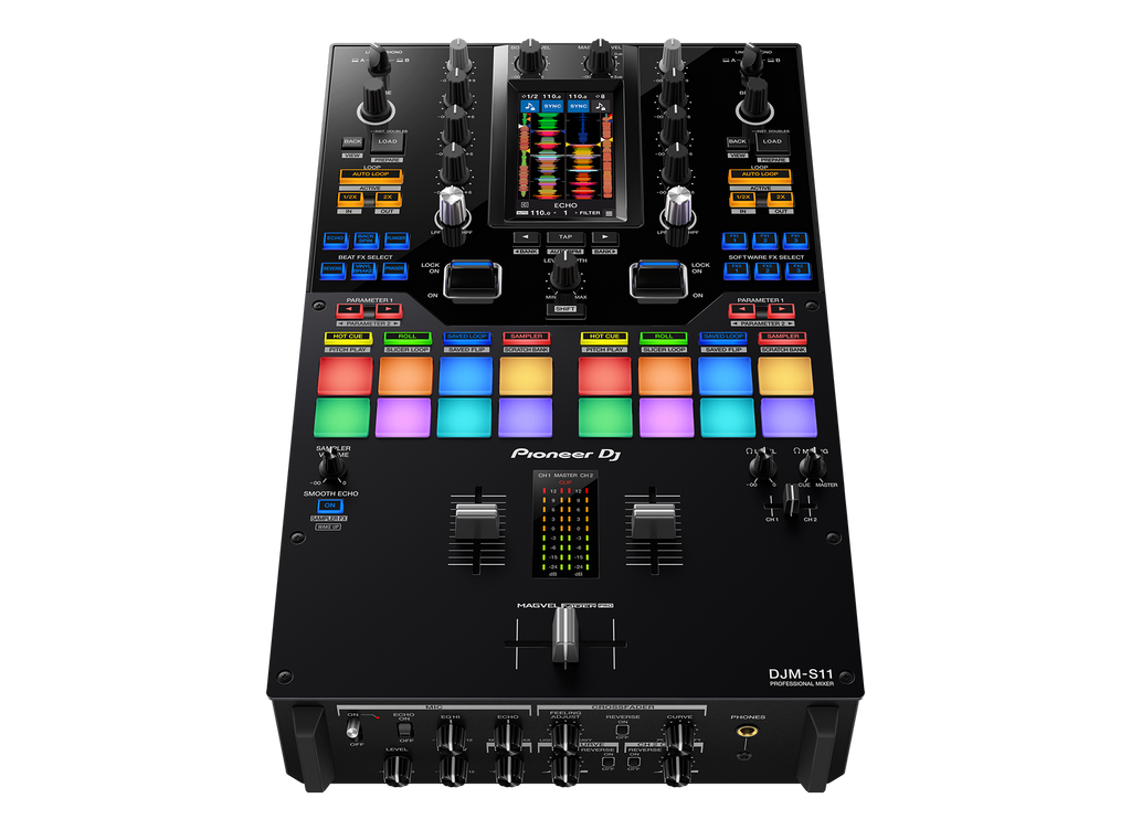 Pioneer DJ - AlphaTheta DJM-S11, Professional scratch style 2-channel DJ mixer