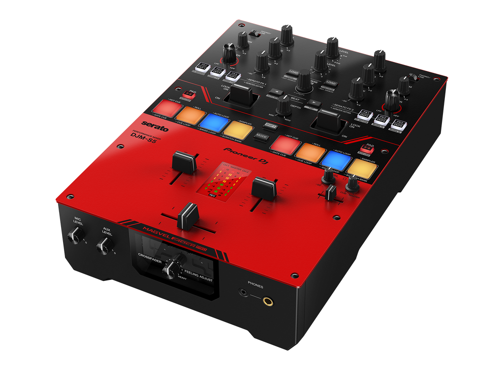 Pioneer DJ - AlphaTheta DJM-S5, Scratch-style 2-channel DJ mixer