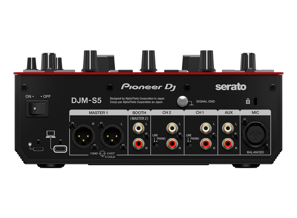 Pioneer DJ - AlphaTheta DJM-S5, Scratch-style 2-channel DJ mixer