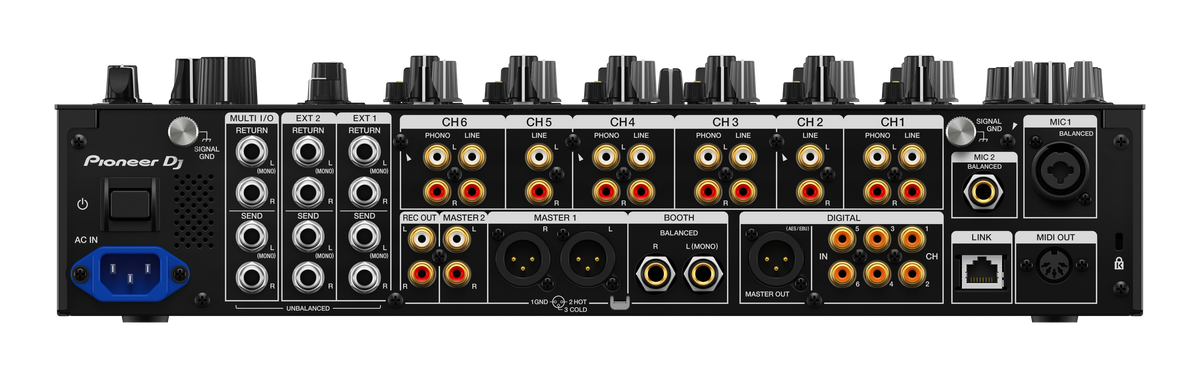 Pioneer DJ - AlphaTheta DJM-V10, Creative style 6-channel professional DJ mixer