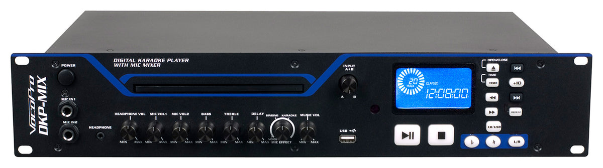 VocoPro DKP-MIX - Digital Karaoke Player with Mic Mixer