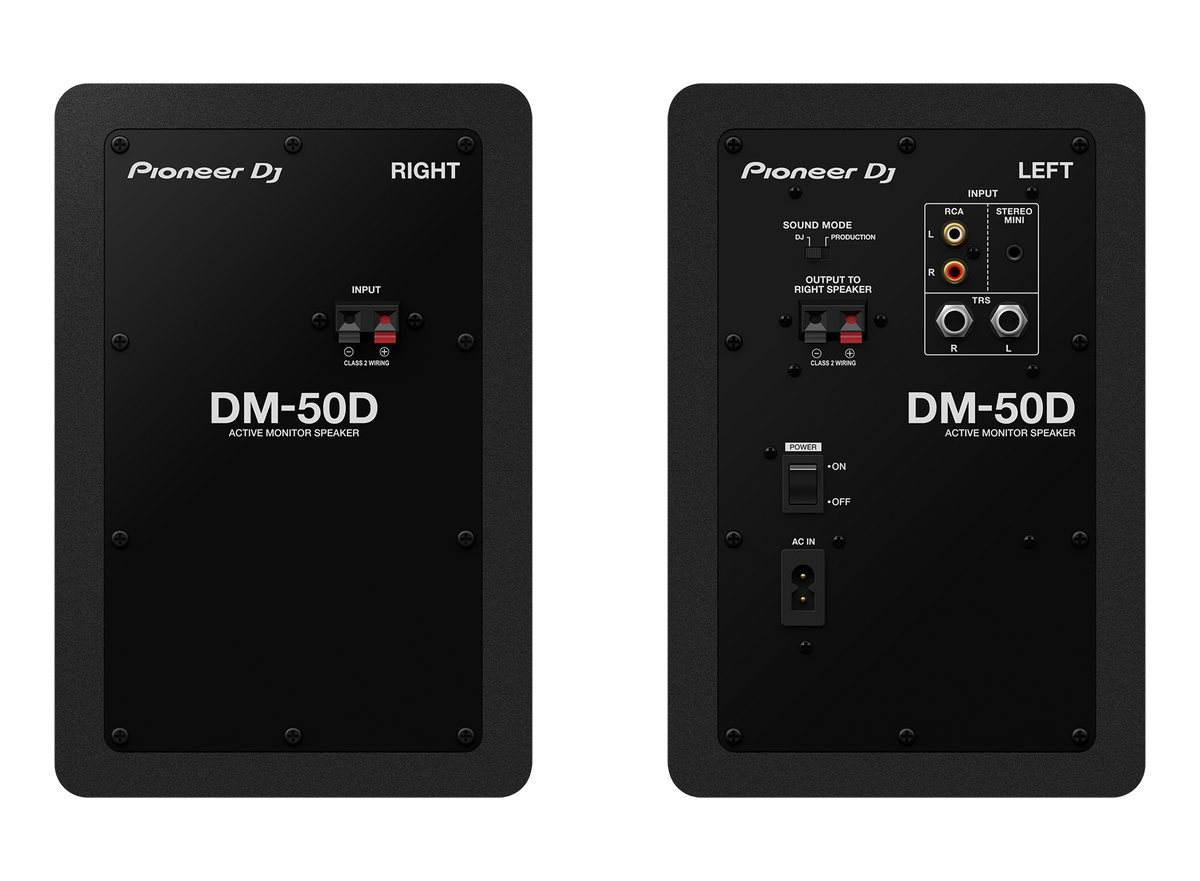 Pioneer DJ - AlphaTheta DM-50D, 5” desktop monitor system