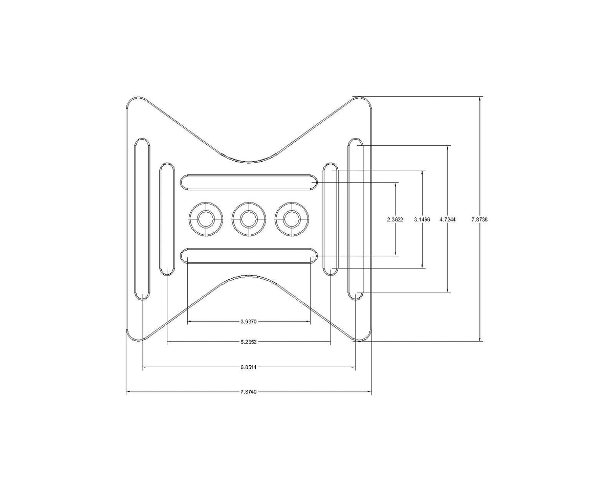 PRODJ-VP-MH-CLAMP BLACK CLAMP WITH MULTI-HOLE MOUNT FOR VIDEO PANELS