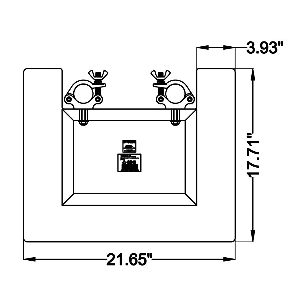 Global Truss DT-GP34-Shelf, Truss Shelf for DT-GP, F34 and F33 Truss, 40 lb Capacity