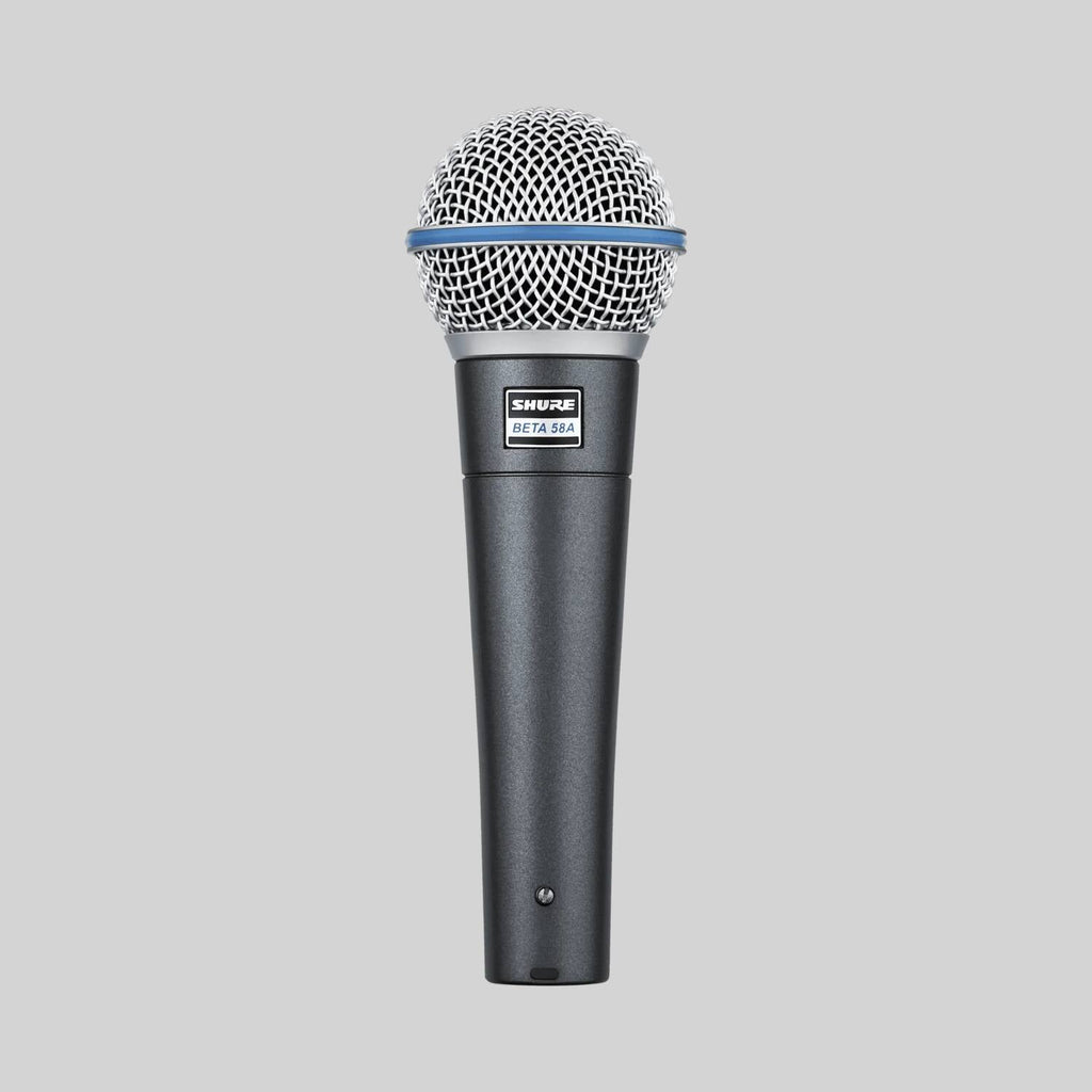 Shure BETA 58A, Vocal Microphone, Supercardioid Dynamic with High Output Neodymium Element, for Vocal and Instrument Applications