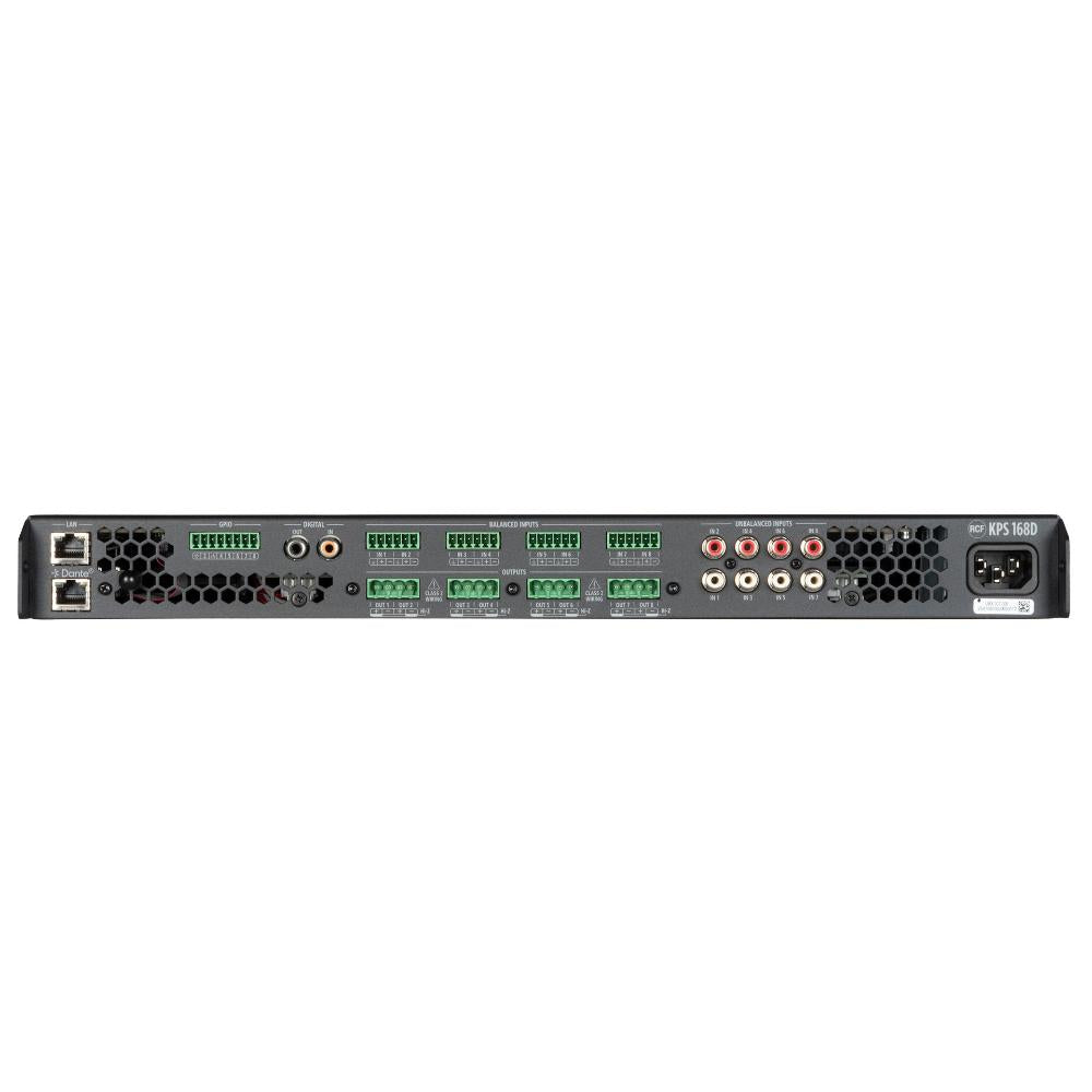 RCF KPS 168D - Class D Power Amplifier with DSP, Dante-Equipped (8 X 160 W)