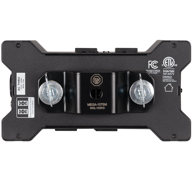 ADJ Power Bone T1ED, Distribution Box with 2 x Seetronic IP65 Outdoor Locking Power Input and Thru Connections with 4 x Standard Indoor Edison Outputs Sockets
