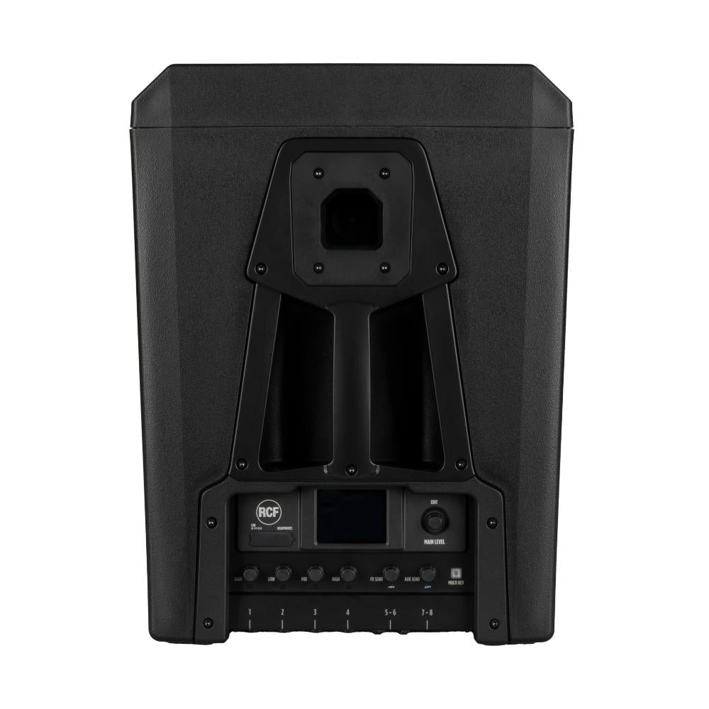 RCF EVOX-JMIX9-W - White Active 2100W Portable Three-Way Column Array w/ JMixRemote App Capability, INCLUDES: