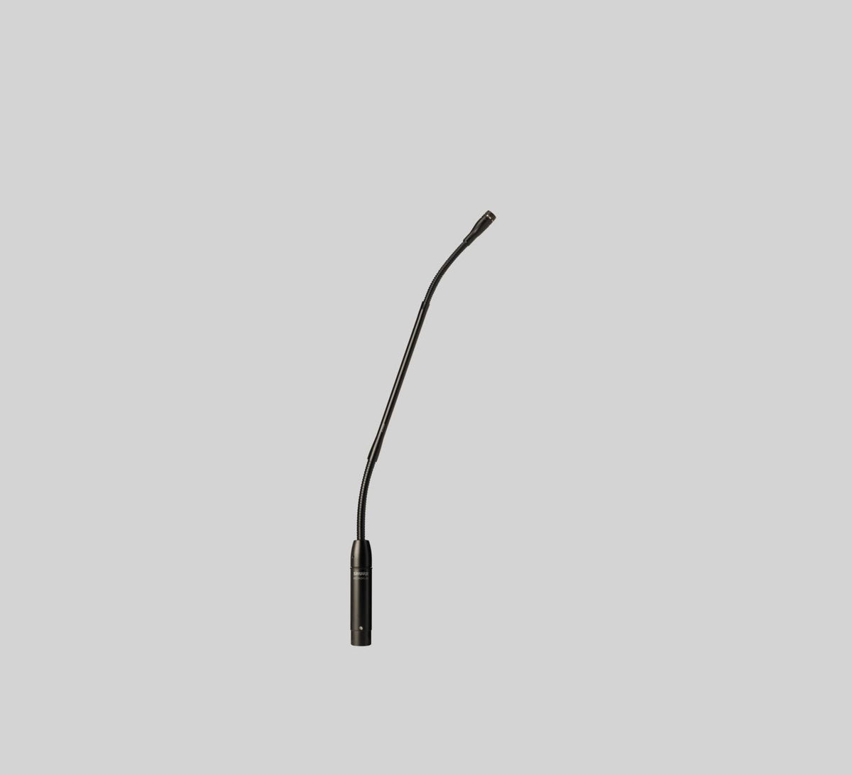 Shure MX412/N, Microflex Standard Gooseneck Microphone, No Cartridge-12" Gooseneck Condenser Microphone, Attached Preamp with XLR Shock Mount Flange, Mount Snap-Fit Foam Windscreen