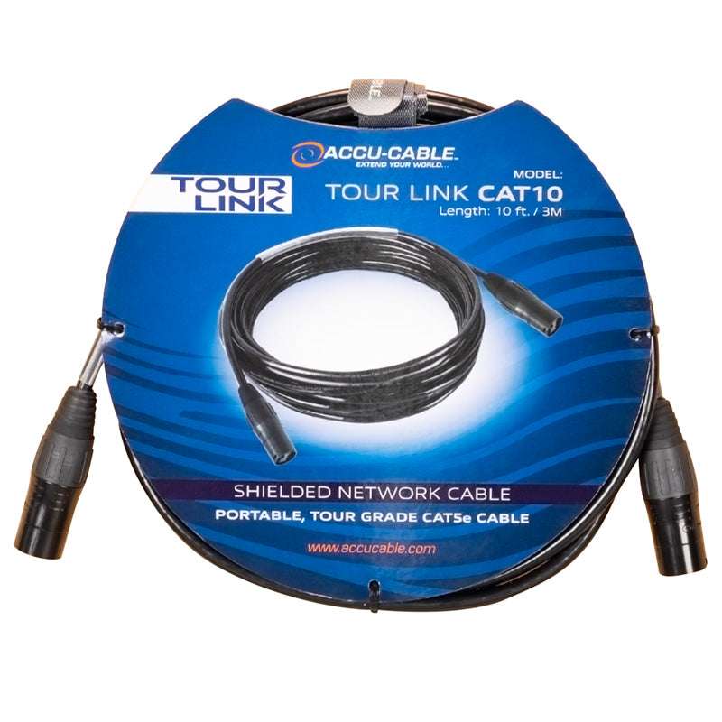 Accu-Cable Tour Link CAT10, Tour Link 10 ft CAT5e Cable