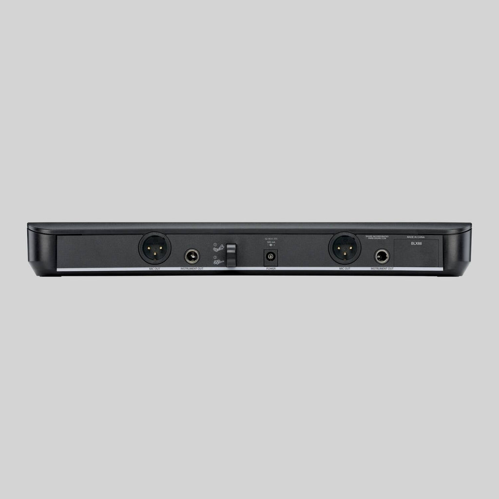 Shure BLX188/CVL-J11, Wireless Dual Presenter System with two CVL Lavalier Microphones, BLX188 Dual Lav System W/cvl