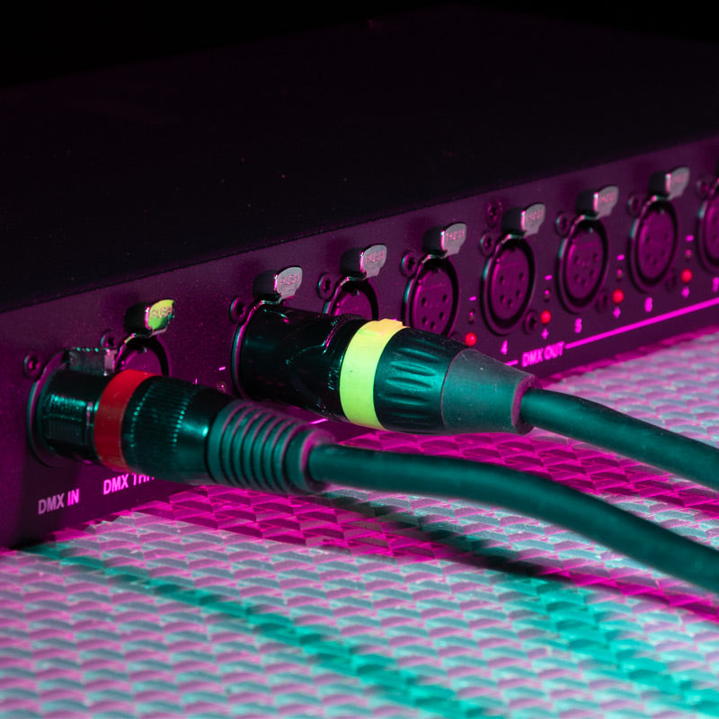 ADJ RDM XS8, 8 Output RDM/DMX 19" Rack Mount Splitter, 5 Pin DMX