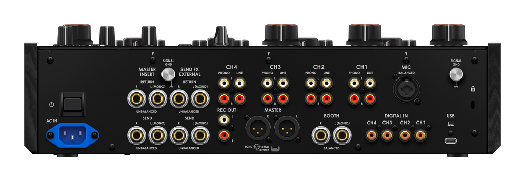 Pioneer DJ - AlphaTheta Euphonia, Professional 4-channel rotary mixer