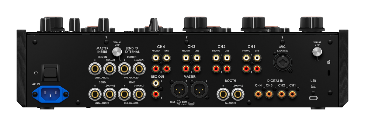 Pioneer DJ - AlphaTheta Euphonia, Professional 4-channel rotary mixer
