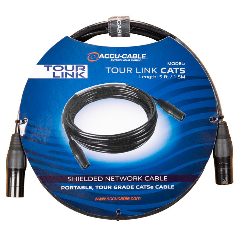 Accu-Cable Tour Link CAT5, Tour Link 5 ft CAT5e Cable