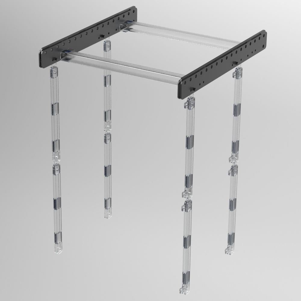 RCF FLB60676 - Set of 2 Suspension Bars for SUB 9029-AS, SUB 9019-AS, SUB 9016-AS, GTS 19G, S 29, S 29 WP, S 19, S 19 WP. (1) Required per Cluster (To be used with FLB60673 and the correspondent upper suspension brackets)