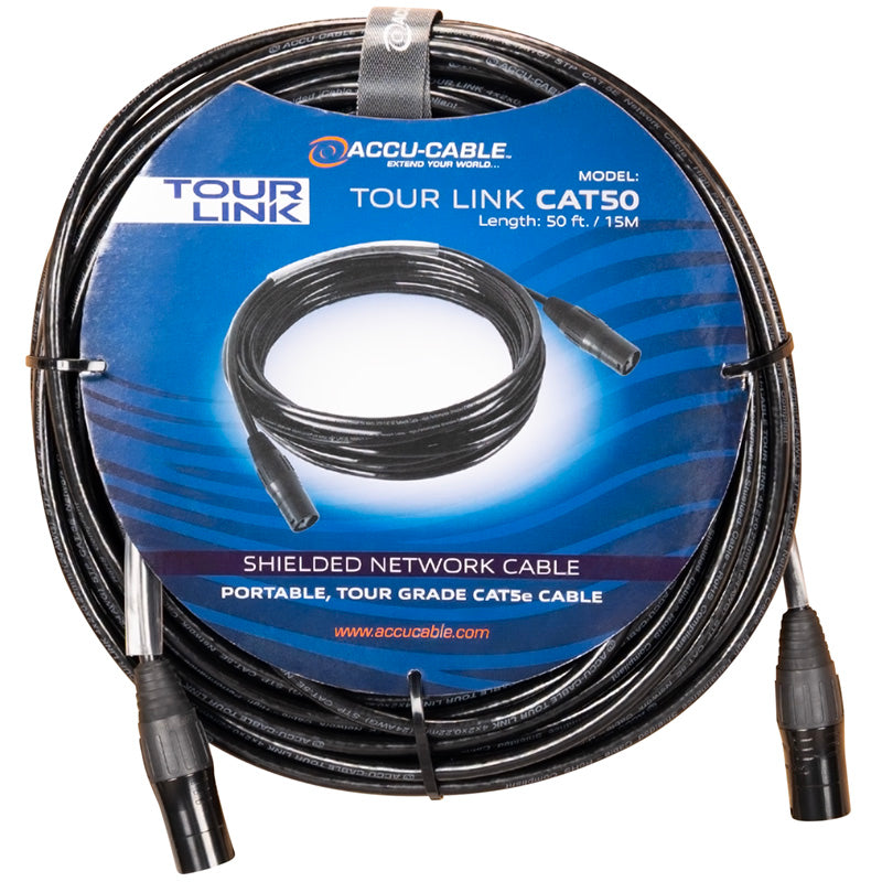 Accu-Cable Tour Link CAT50, Tour Link 50 ft CAT5e Cable