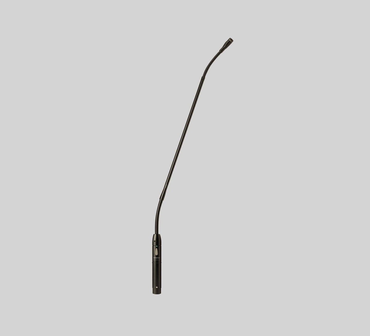 Shure MX418D/C, Microflex Standard Gooseneck Microphone, Cardioid-18" Desktop Gooseneck Condenser Microphone, Attached 10´ XLR Cable, Logic Functions, Programmable Switch and LED Indicator, Attached Desktop Base