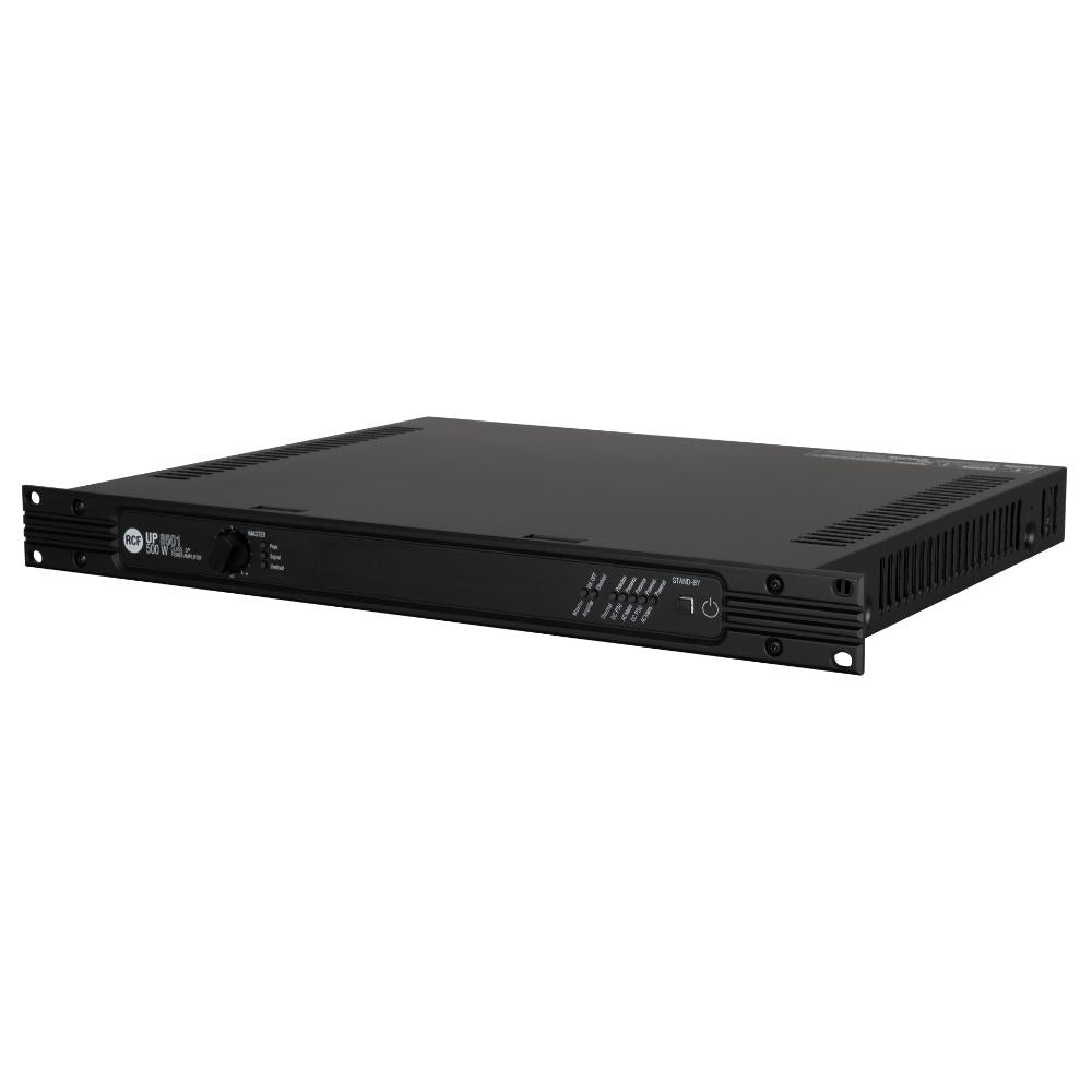 RCF UP-8501 - Class D Power Amplifier with Dual Input per Channel - 4 Ω, 70/100V, 500W