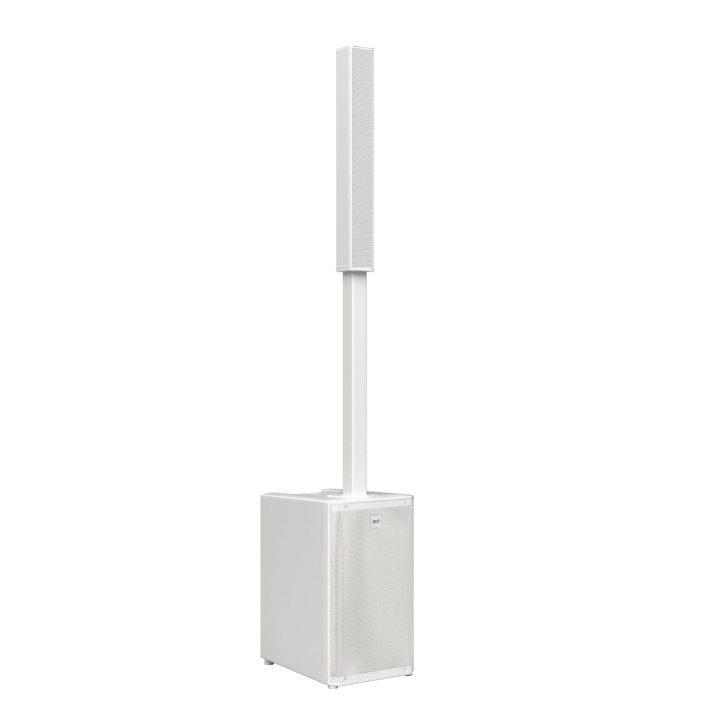 RCF EVOX-JMIX9-W, White Active 2100W Portable Three-Way Column Array with JMixRemote App Capability - USED