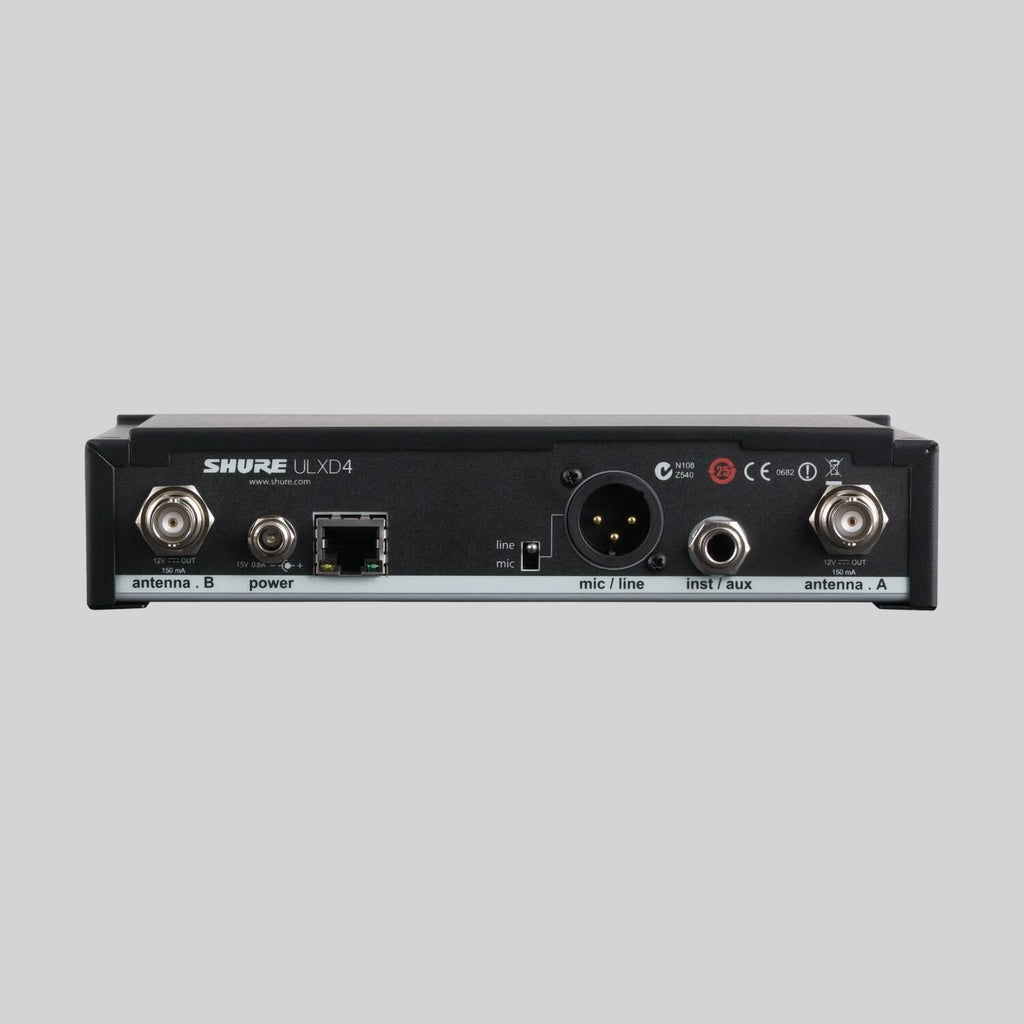Shure ULXD4QTA-H50, Digital Wireless Receiver, ULXD4Q Quad Wireless Receiver Taa