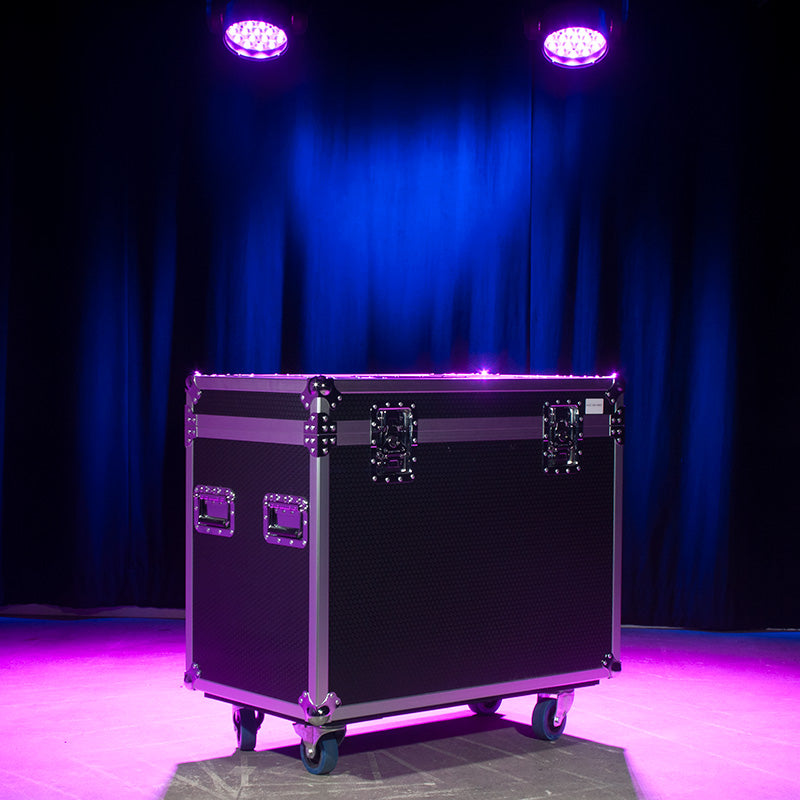 ADJ DRC MHX, Dual Road Case Hydro Spot 2, Hydro Beam X12, Hydro Beam X2, Hydro Wash X19, Focus Spot 6Z, Vizi CMY 300, Vizi Beam 12RX, and Other Similar Size ADJ Fixtures