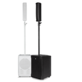 RCF EVOX J8 W - Active 1400W Portable PA System, 12" Subwoofer and (8)x2" Top (White)