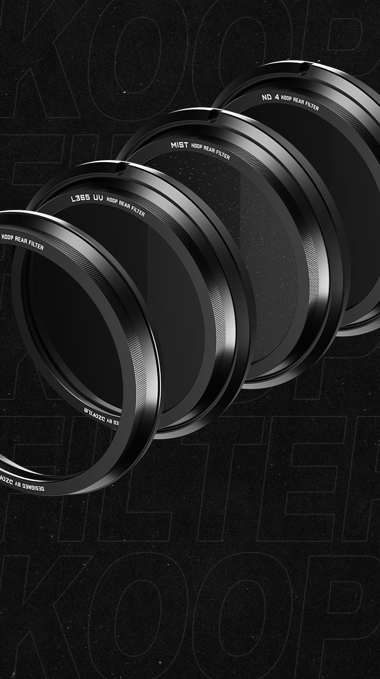 DZOFILM KOOP Filter for Vespid/ Catta Ace PL mount, Standard Set, KOOP Rear Magnetic Filter System for DZOFILM Cine Lenses