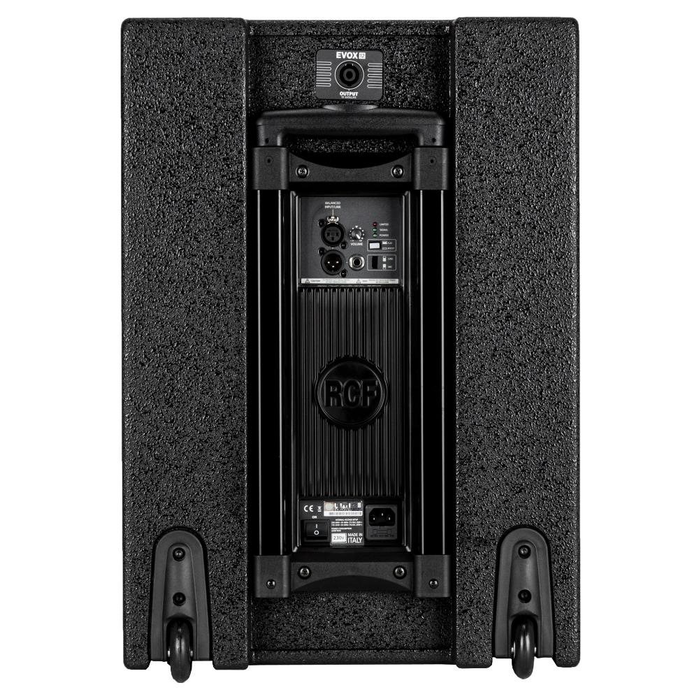 RCF EVOX-12-SYSTEM - Active 1400W Portable PA System (Baltic Birch), 15" Subwoofer and (8)x4" Top