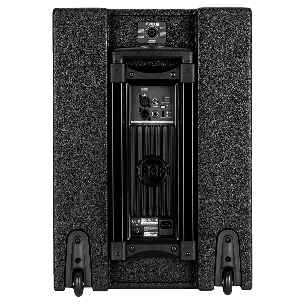RCF EVOX-12-SYSTEM, Active 1400W Portable PA System, Baltic Birch, 15" Subwoofer and (8)x4" Top - USED