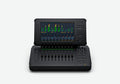 Blackmagic Fairlight Live Audio Panel 10, Desktop panel with 10 motorized faders, a large touchscreen display, controls for layers, bus, matrix, aux, VCA, sub-masters, talkback and more