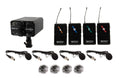 VocoPro FIELD-QUAD-LB3 - Portable Four Lavalier Field/Camera-Mountable Wireless Microphone System.