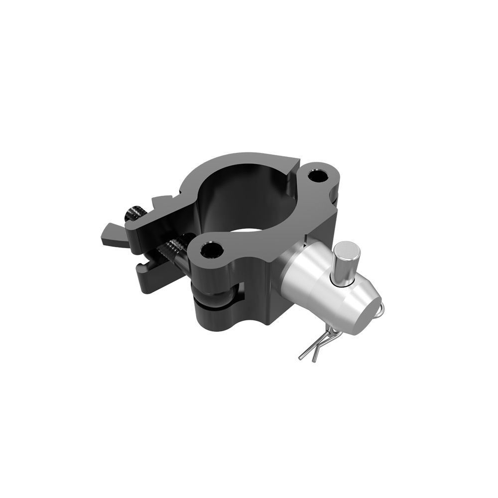 PRODJ-COUPLER-CLAMP-BLK PRO CLAMP w/ HALF COUPLER BLK 