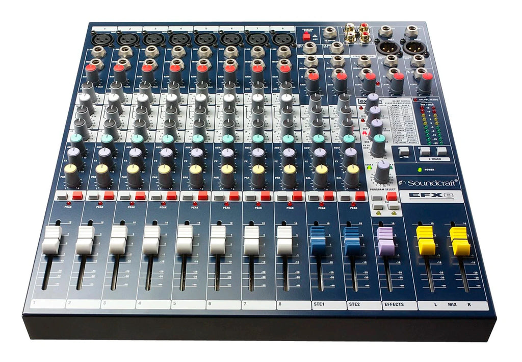 Soundcraft EFX8 Analog Mixing Console with Lexicon Effects