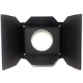 AAdynTech Punch Barn Door, 4 Leaf Barndoor - Black