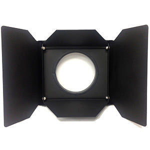 AAdynTech Punch Barn Door, 4 Leaf Barndoor - Black