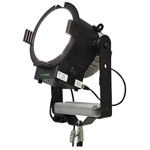 AAdynTech Jab Hurricane, Weatherproof IP65 Rated, Light Output - 3,520 Footcandles at 10 feet, 1.77 Amp Power Draw, DMX In and Out, Onboard Manual Control, Optional UIM Digital Control with Effects and DMX Assignment, 100-277 VAC 50/60 Hz