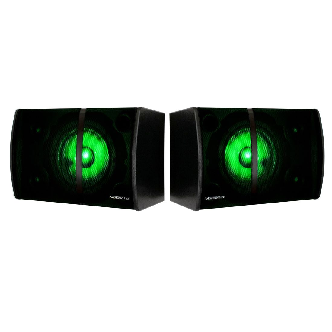 VocoPro Karaoke-Fan - 500 W (PMPO) Karaoke Powered Speaker with Bluetooth, MP3, FM, and LED Light Effects