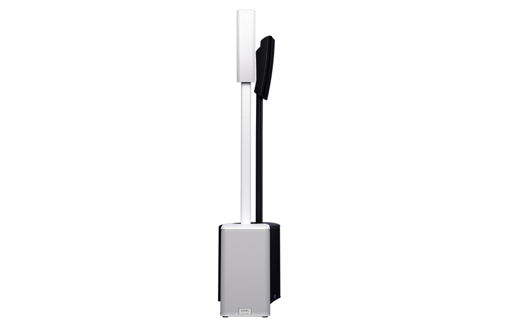 QSC KC12-WH - 3000W Active 3-Way Column Loudspeaker System (White)