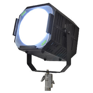 AAdynTech Cinema Punch Daylight, Light Output - 3,900 Footcandles at 10 feet, 4.8 Amp Power Draw, DMX In and Out, UIM Digital Control with Frequency Adjustable Lighting and Strobe Effects, Auto Ranging Power Supply (100-277 VAC 50/60 Hz), 4.8 Amp Draw