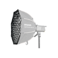 amaran Light Dome Mini SE Light Control Grid, Black fabric 45° light control grid designed for the amaran Light Dome Mini SE softbox
