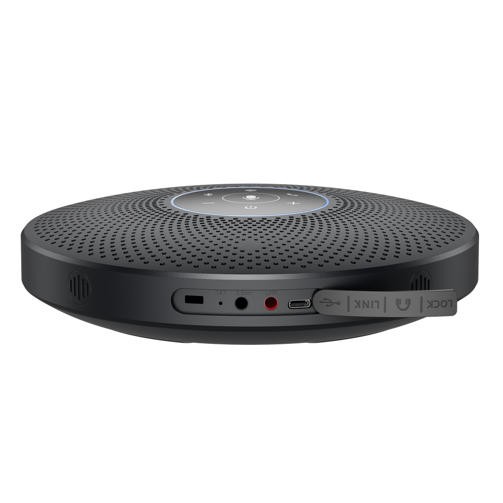 EMEET OfficeCore M2 Max, Conference Speakerphone with 4 Directional Mics, 360 Degree by 5m Voice Pickup, VoiceIA Noise Reduction and Echo Cancellation, 5W 89dB Speaker, USB, AUX, Bluetooth and Daisy Chain for 15 People